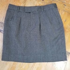 GAP BROWN WOOL BLEND SKIRT SIZE 6